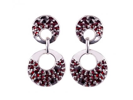Czech garnet earrings (6371152)
