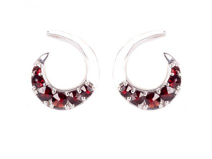 Czech garnet earrings (6371177)