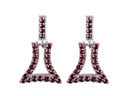 Czech garnet earrings (6371163)