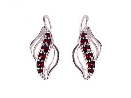 Czech garnet earrings (6371230)