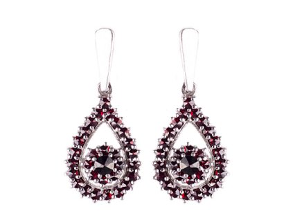 Czech garnet earrings (6371205)