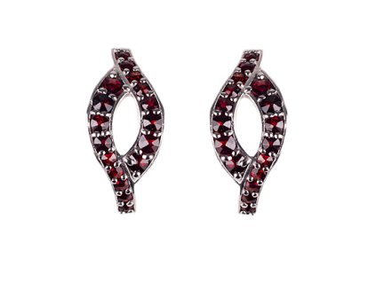 Czech garnet earrings (6371257)