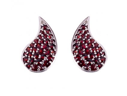 Czech garnet earrings (6371095)