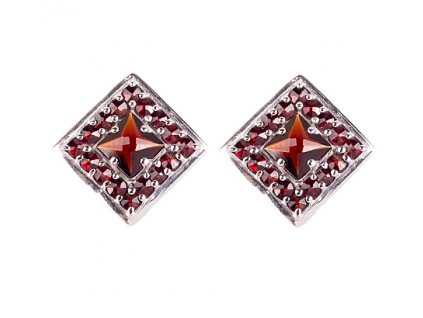 Czech garnet earrings (6371073)