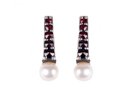 Czech garnet earrings (6371081)