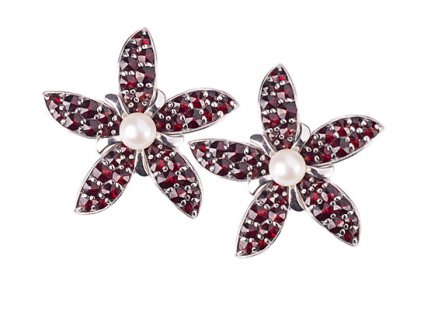 Czech garnet earrings (6371272)