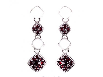 Czech garnet earrings (6371315)
