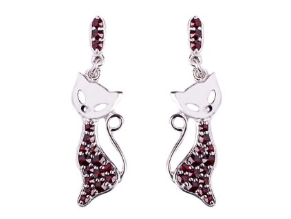 Czech garnet earrings (6371305)