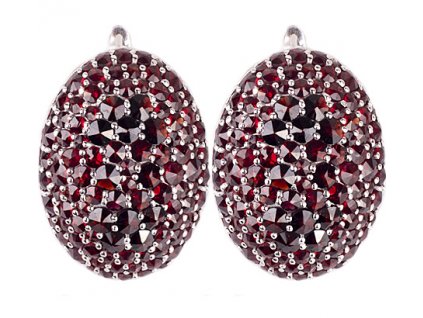 Czech garnet earrings (6371286)
