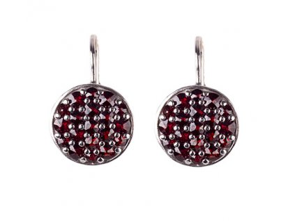 Czech garnet earrings (6371321)