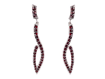 Czech garnet earrings (6371342)