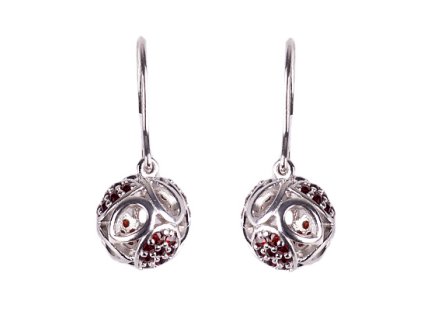 Czech garnet earrings (6371434)