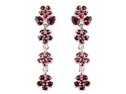 Czech garnet earrings (6371399)