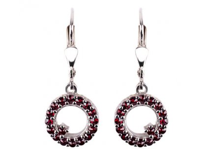 Czech garnet earrings (6371346)