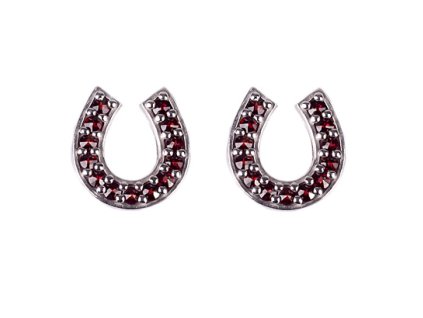Czech garnet earrings (6371407)