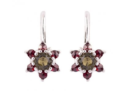 Czech garnet earrings (6371457)