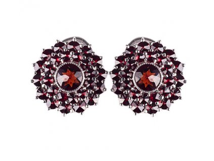 Czech garnet earrings (6370032)