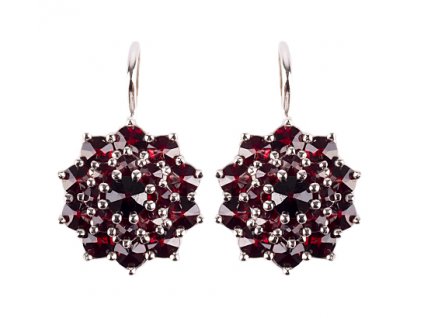 Czech garnet earrings (6370042)