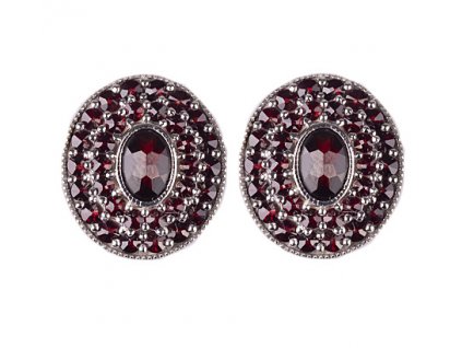 Czech garnet earrings (6370309)