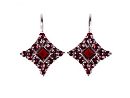 Czech garnet earrings (6370990)