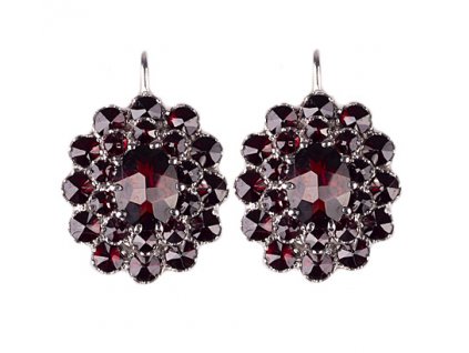 Czech garnet earrings (6371265)