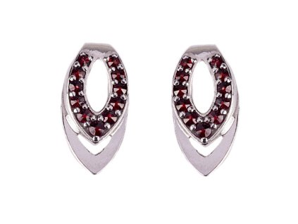 Czech garnet earrings (6371357)