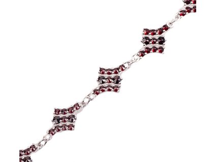 Czech garnet bracelet (6670077)