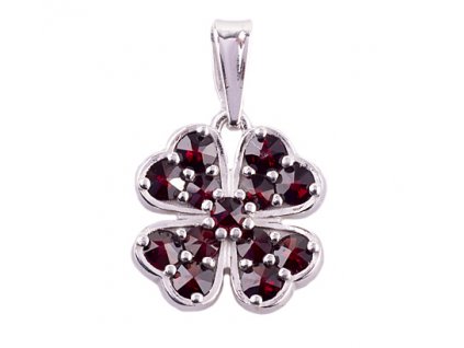 Czech garnet pendant (6470023)