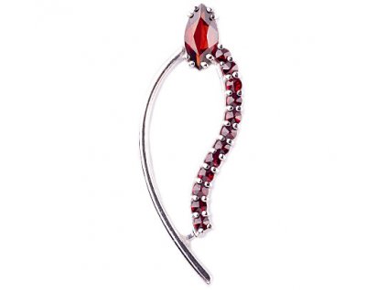 Czech garnet pendant (6471184)