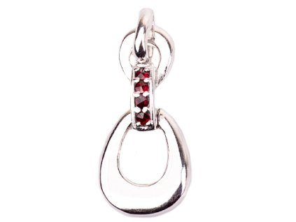 Czech garnet pendant (6471215)