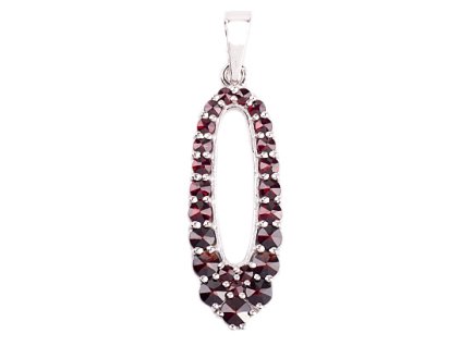 Czech garnet pendant (6471180)