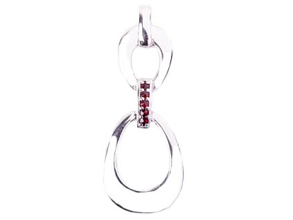 Czech garnet pendant (6471214)