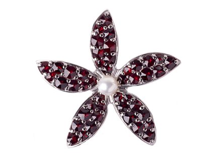 Czech garnet pendant (6471291)