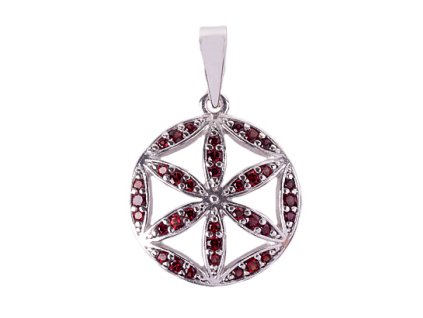 Czech garnet pendant (6471468)