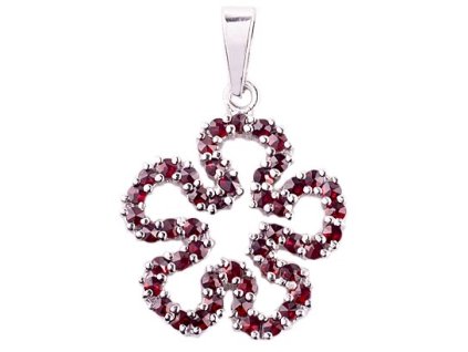 Czech garnet pendant (6471251)