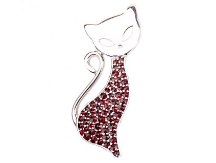 Czech garnet pendant (6471343)