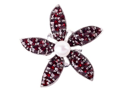 Czech garnet pendant (6471313)