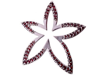 Czech garnet pendant (6471347)