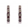 Czech garnet earrings (v6370913)