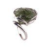 moldavite - silver ring (141)