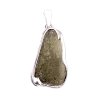 moldavite - silver pendant (161V)
