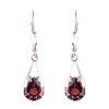 garnet earrings (2010-4)