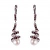 Czech garnet earrings (6371366)