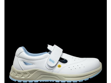 0677020710 WHITE S1 ESD Sandal 01