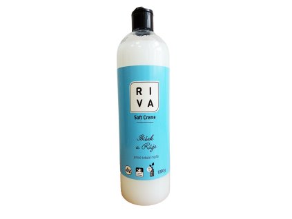 riva tekute mydlo 1kg soft creme ibisek a ruze