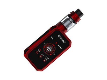 142437 smoktech g priv 2 tc 230w grip full kit red black kratkodobe pouzite