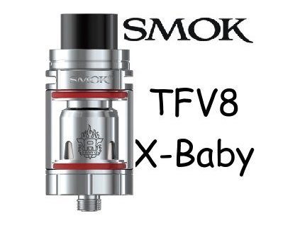 Smoktech TFV8 X-Baby clearomizer Silver
