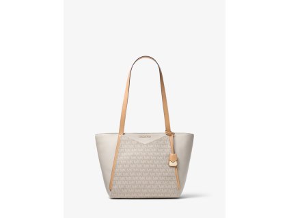 Whitney Small Logo Jacquard Tote