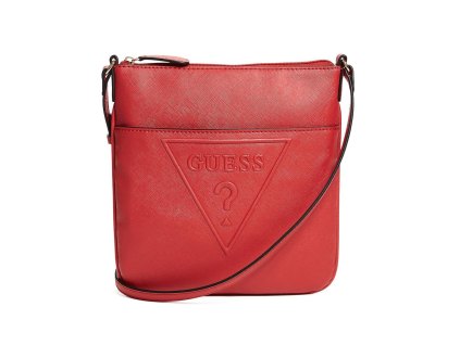 RIGDEN EMBOSSED TOURIST CROSSBODY červená