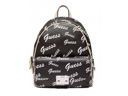 GUESS BATOH FELTON MINI CONVERTIBLE BACKPACK LOGO BLACK